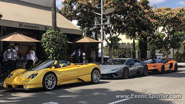 Pagani Zonda spotted in Beverly Hills, California