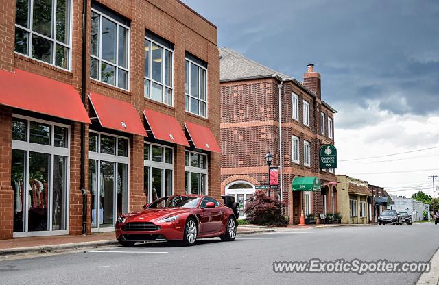 Aston Martin Vantage spotted in Davidson, North Carolina