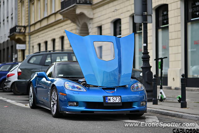 Chevrolet Corvette ZR1 spotted in Warsaw, Poland