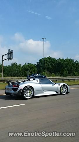 Porsche 918 Spyder spotted in Mansfield Ohio, Ohio