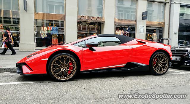 Lamborghini Huracan spotted in Zurich, Switzerland