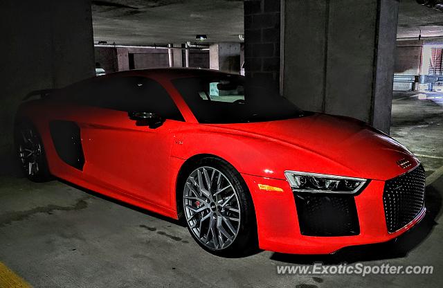 Audi R8 spotted in Jersey City, New Jersey