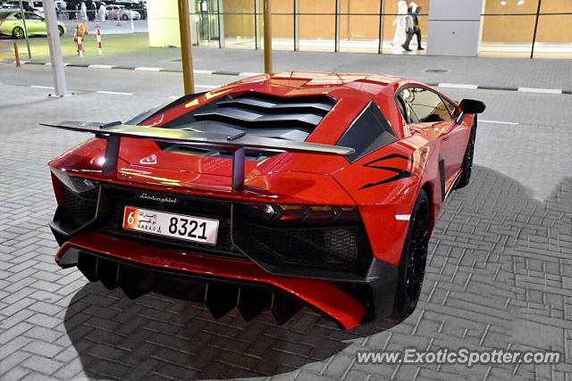 Lamborghini Aventador spotted in Dubai, United Arab Emirates