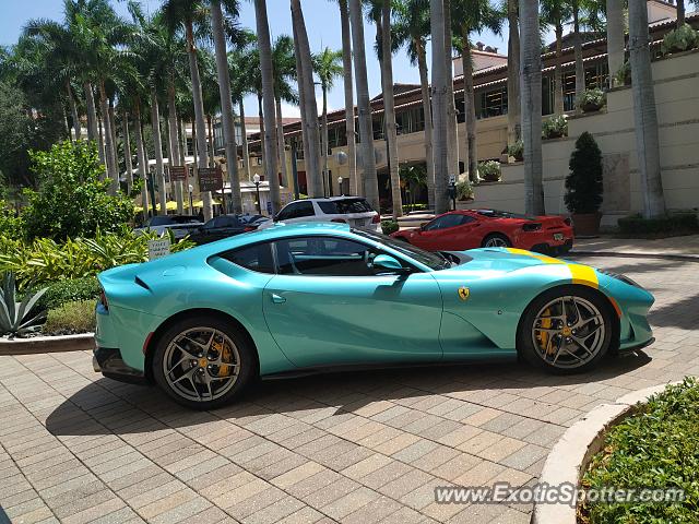 Ferrari 812 Superfast spotted in Coral Gables, Florida