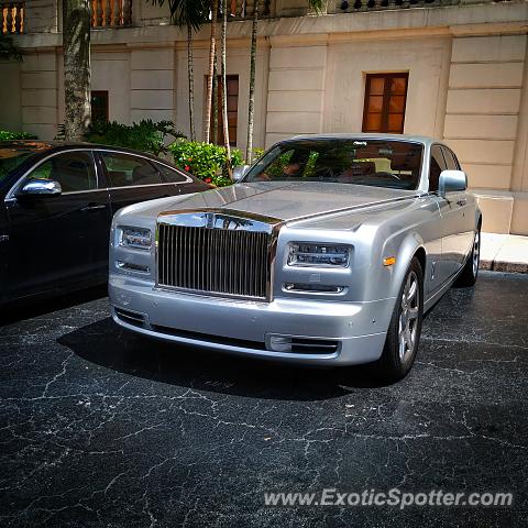 Rolls-Royce Phantom spotted in Coral Gables, Florida