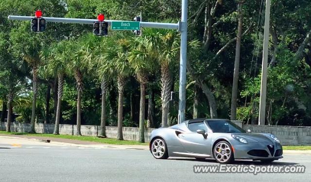 Alfa Romeo 4C spotted in Jacksonville, Florida