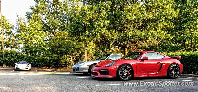 Porsche Cayman GT4 spotted in Cary, North Carolina