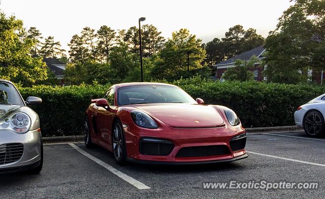 Porsche Cayman GT4 spotted in Cary, North Carolina