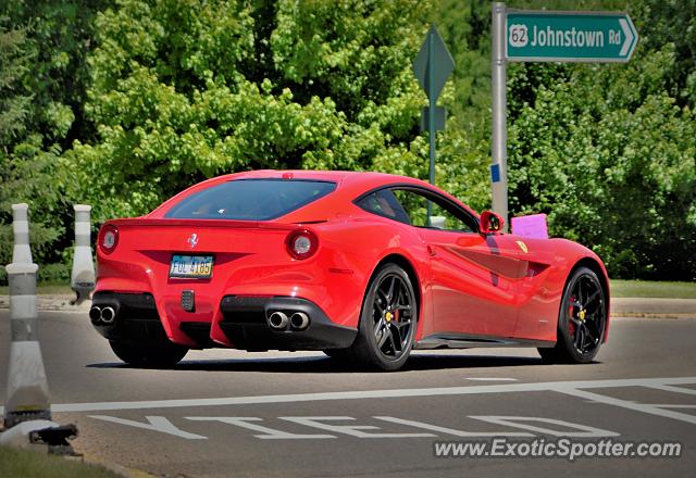 Ferrari F12 spotted in Columbus, Ohio