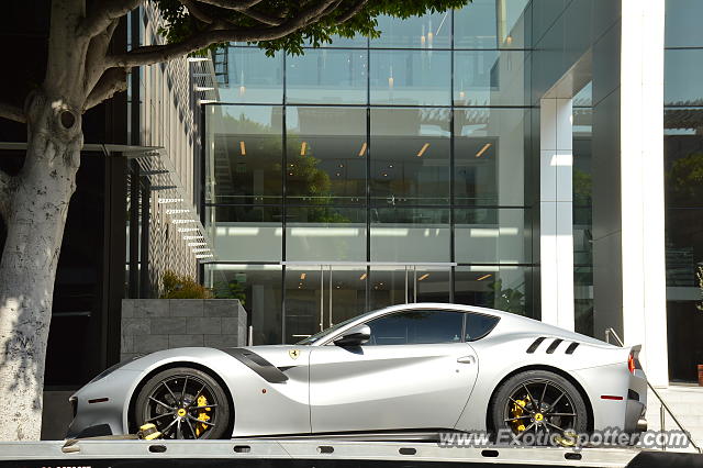 Ferrari F12 spotted in Beverly Hills, California
