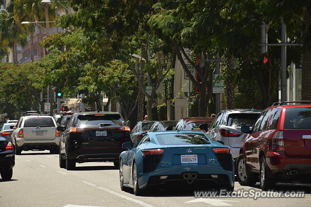 Lexus LFA spotted in Beverly Hills, California