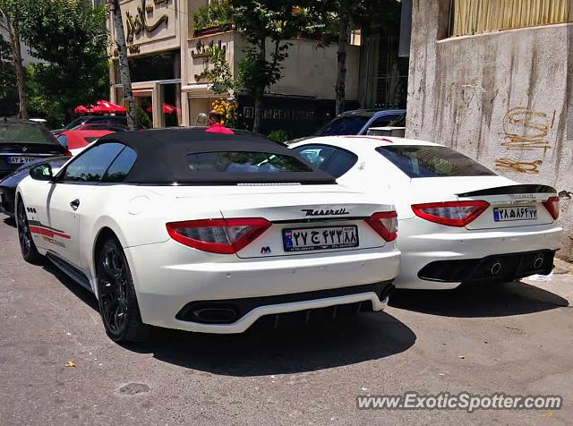 Maserati GranCabrio spotted in Tehran, Iran