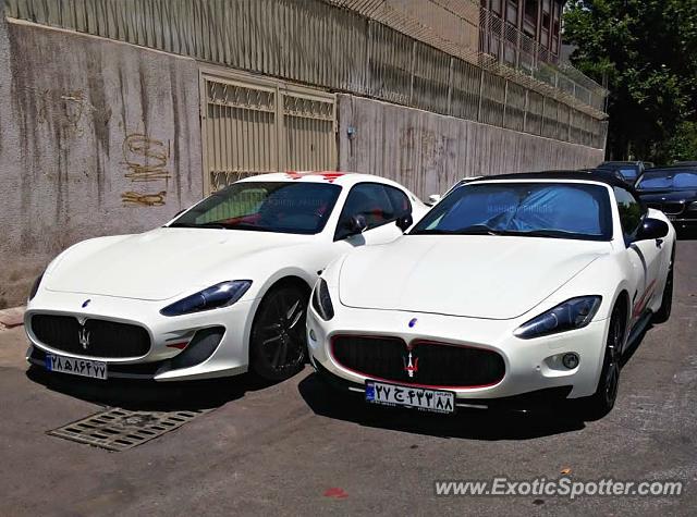 Maserati GranCabrio spotted in Tehran, Iran