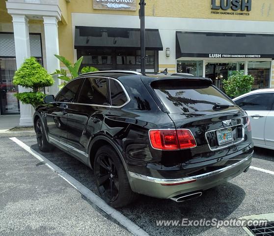 Bentley Bentayga spotted in Jacksonville, Florida