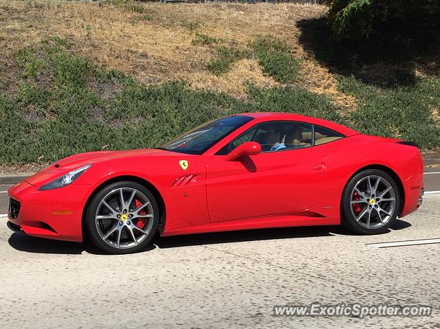 Ferrari California spotted in San Diego, California