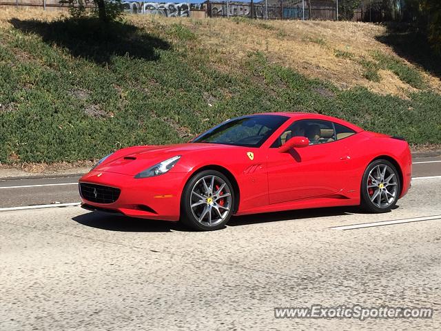 Ferrari California spotted in San Diego, California