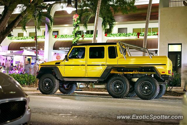 Mercedes 6x6 spotted in Naples, Florida