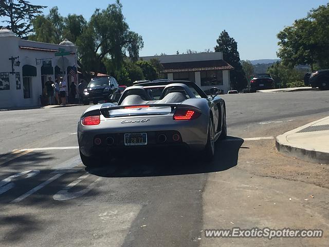 Porsche Carrera GT spotted in Rancho Santa Fe, California