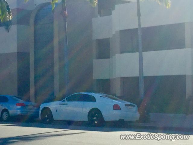 Rolls-Royce Wraith spotted in Coronado, California