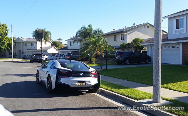 BMW I8 spotted in Cypress, California