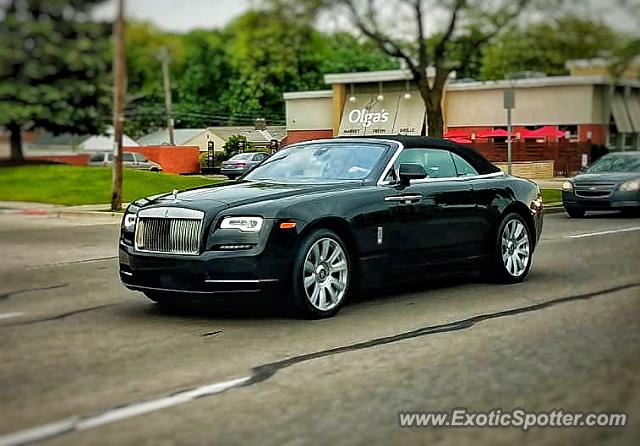 Rolls-Royce Dawn spotted in Detroit, Michigan