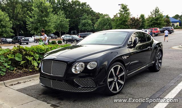 Bentley Continental spotted in Cary, North Carolina