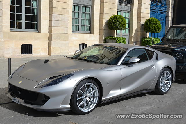 Ferrari 812 Superfast spotted in Paris, France