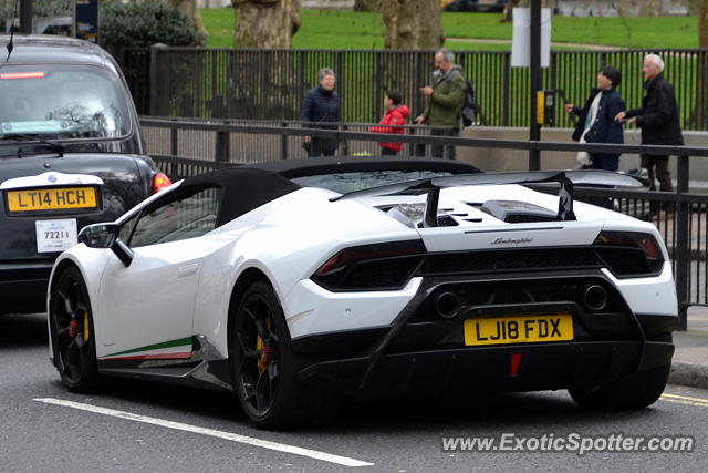 Lamborghini Huracan spotted in London, United Kingdom