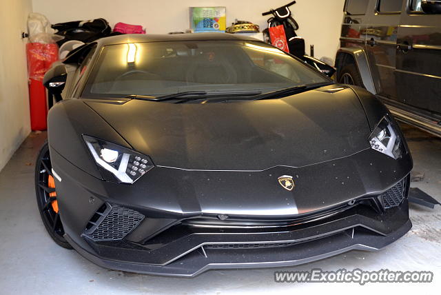 Lamborghini Aventador spotted in London, United Kingdom
