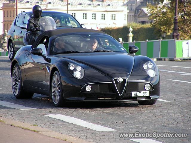 Alfa Romeo 8C spotted in Paris, France