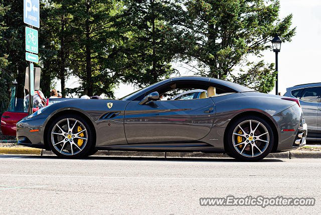 Ferrari California spotted in Wayzata, Minnesota