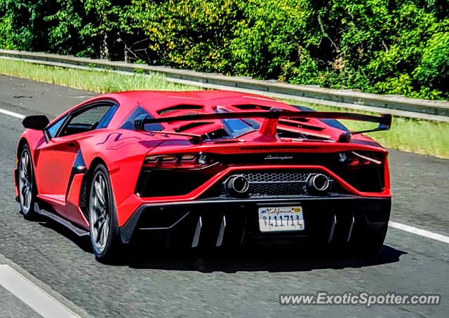 Lamborghini Aventador spotted in Airmont, New York