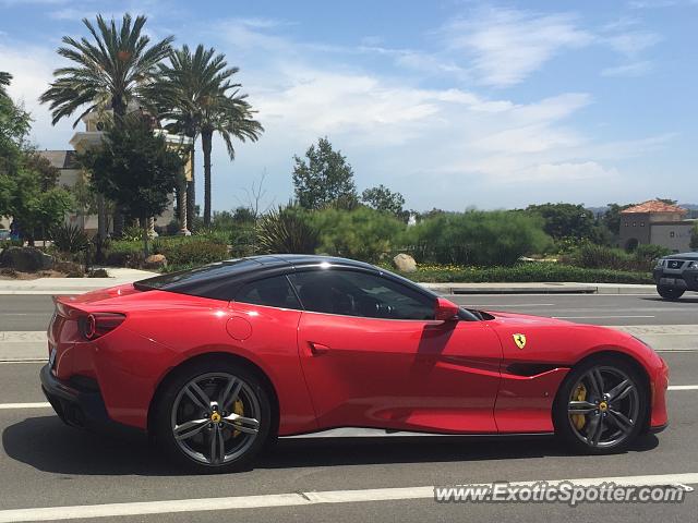 Ferrari Portofino spotted in Carlsbad, California