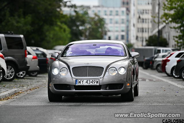 Bentley Continental spotted in Warsaw, Poland