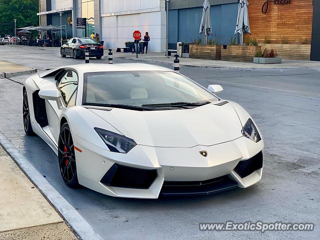 Lamborghini Aventador spotted in Buckhead, Georgia