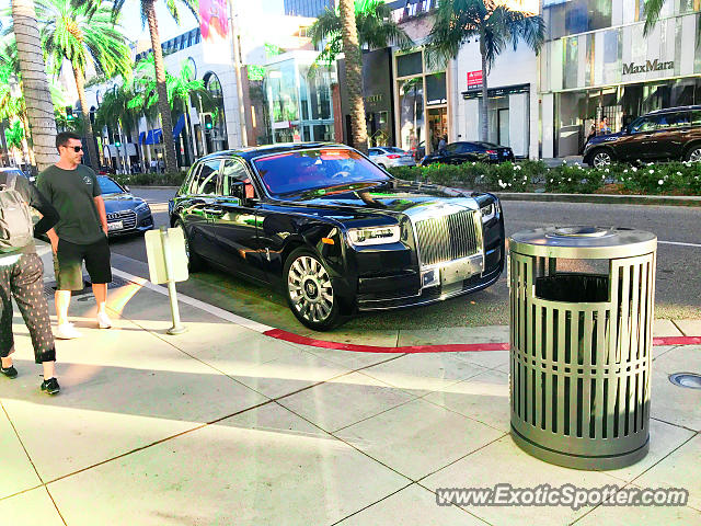Rolls-Royce Phantom spotted in Beverly Hills, California