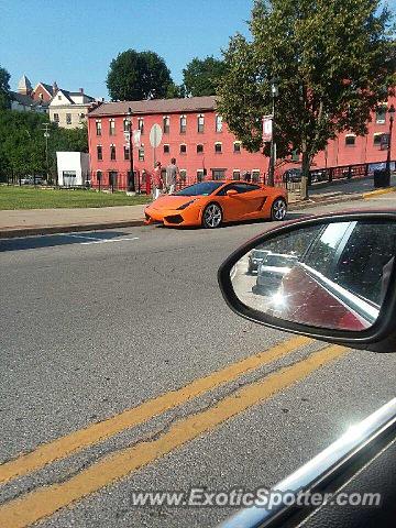 Lamborghini Gallardo spotted in Bellefonte, Pennsylvania