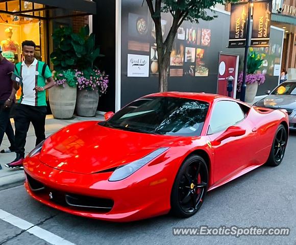 Ferrari 458 Italia spotted in Columbus, Ohio