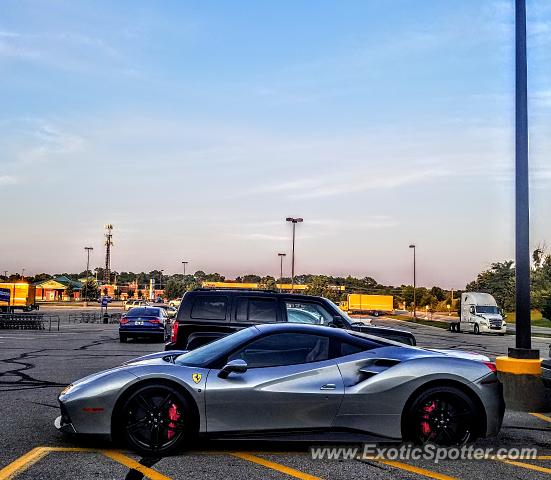 Ferrari 488 GTB spotted in Hebron, Kentucky