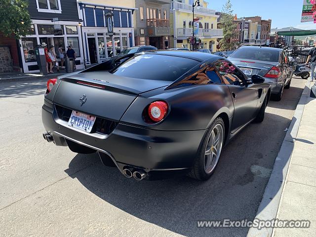 Ferrari 599GTB spotted in Park City, Utah