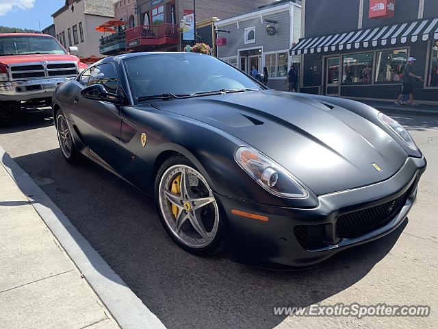 Ferrari 599GTB spotted in Park City, Utah