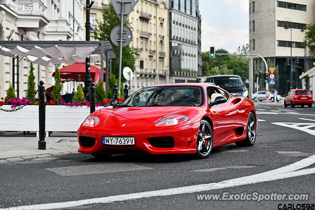 Ferrari 360 Modena spotted in Warsaw, Poland