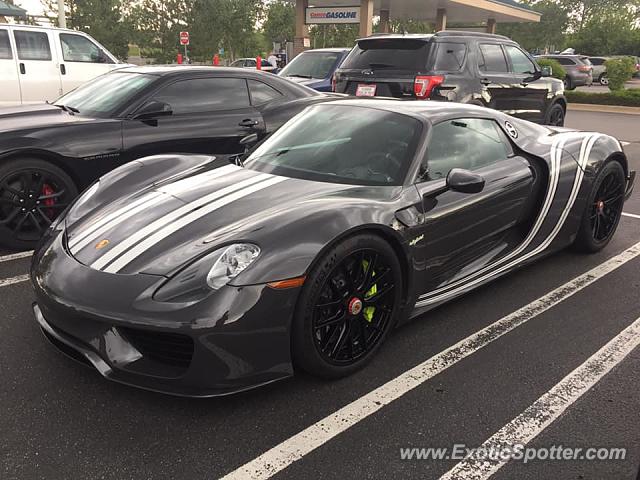 Porsche 918 Spyder spotted in Vail, Colorado