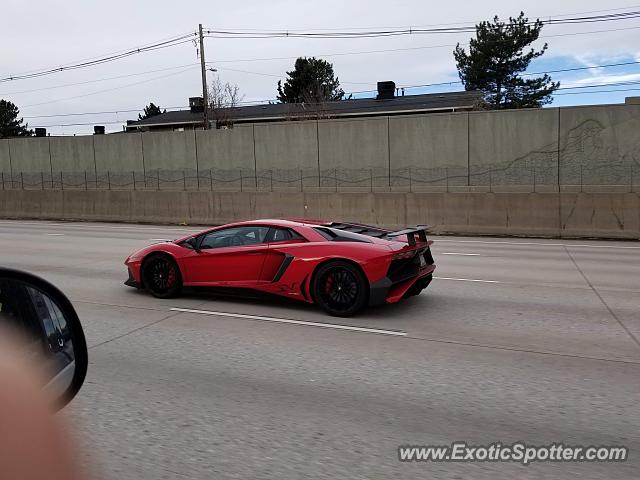 Lamborghini Aventador spotted in Littleton, Colorado