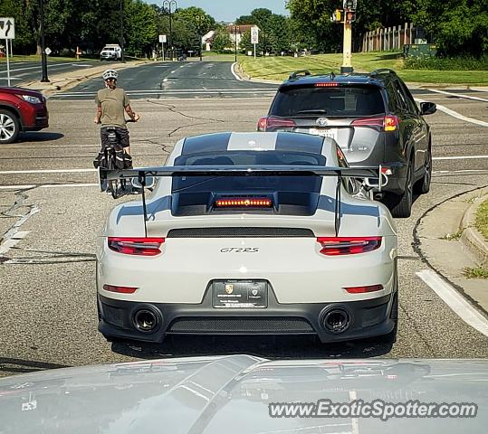Porsche 911 GT2 spotted in Burnsville, Minnesota