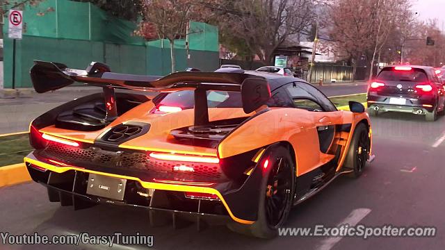 Mclaren Senna spotted in Santiago, Chile