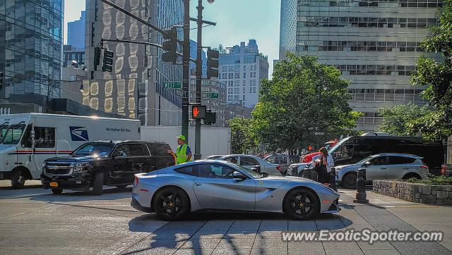 Ferrari F12 spotted in Manhattan, New York