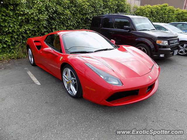Ferrari 488 GTB spotted in Fremont, California