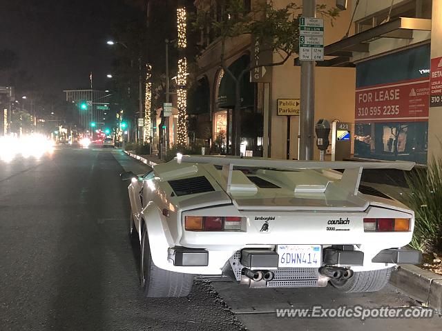 Lamborghini Countach spotted in Beverly Hills, California