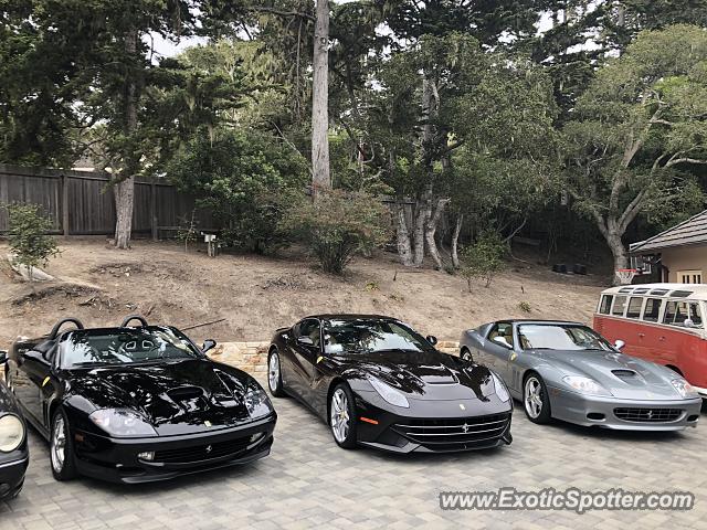 Ferrari F12 spotted in Pebble Beach, California